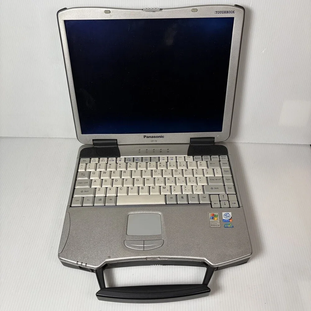 AS IS Panasonic Toughbook CF-72 Rugged Laptop Windows XP Pentium 4 DVD-RW